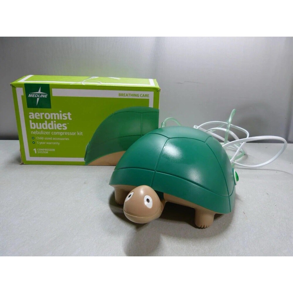 Turtle Pediatric Compressors Aero Mist Buddies HCSTURTLE Open Box. Tested.